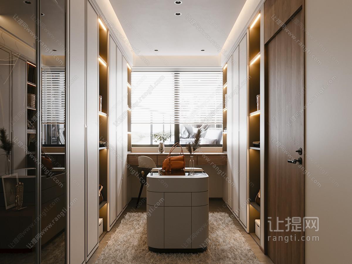 新中式衣帽间