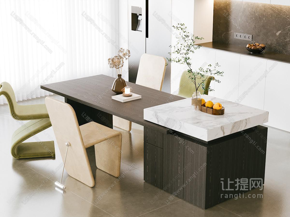 现代意式岛台
