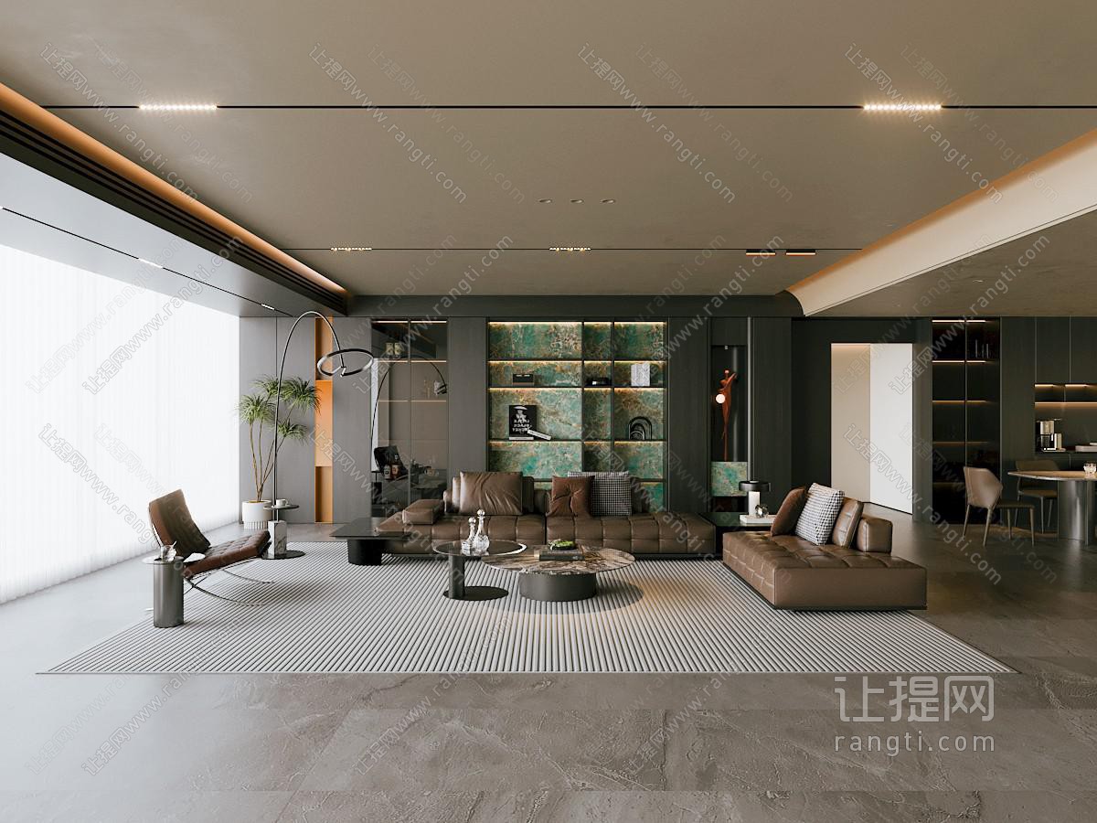 现代意式家居客厅