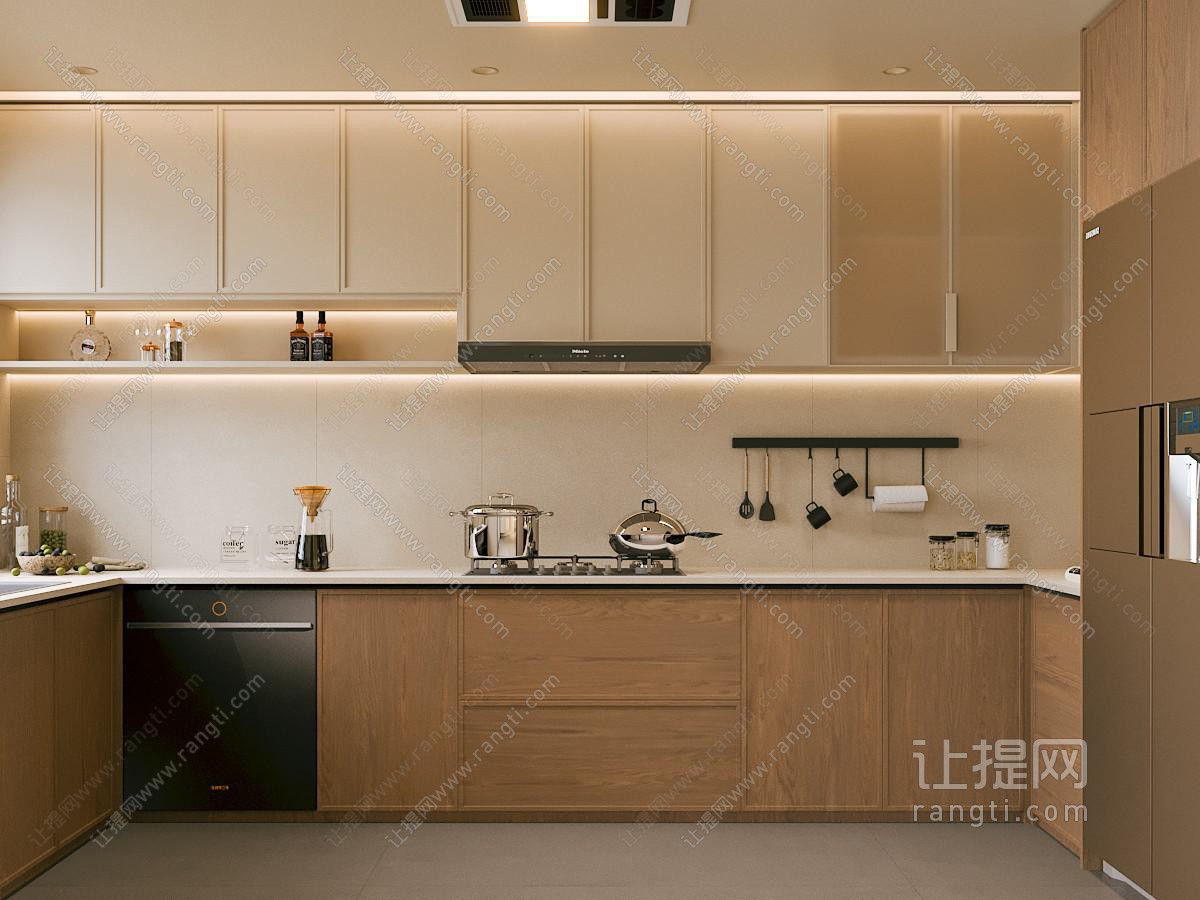 新中式风格家居厨房