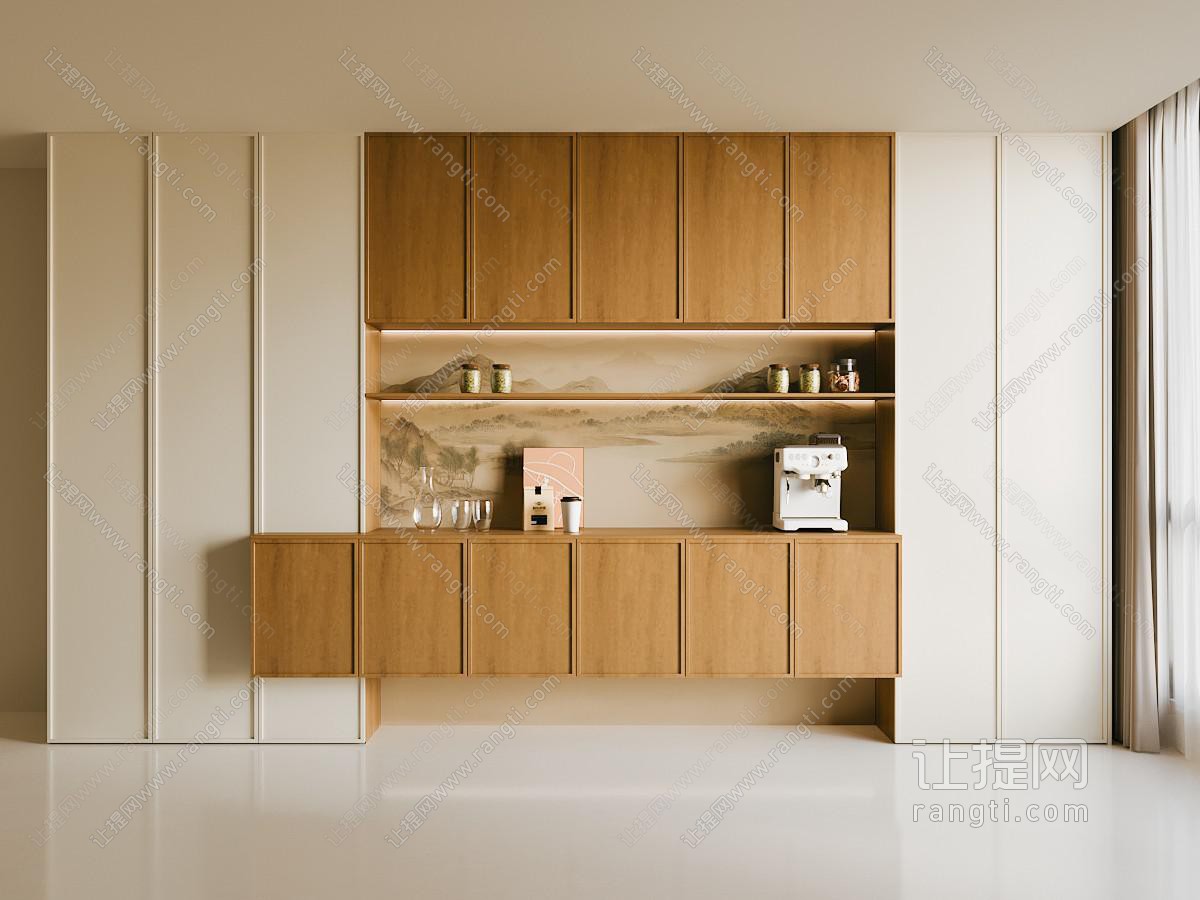 新中式餐边柜