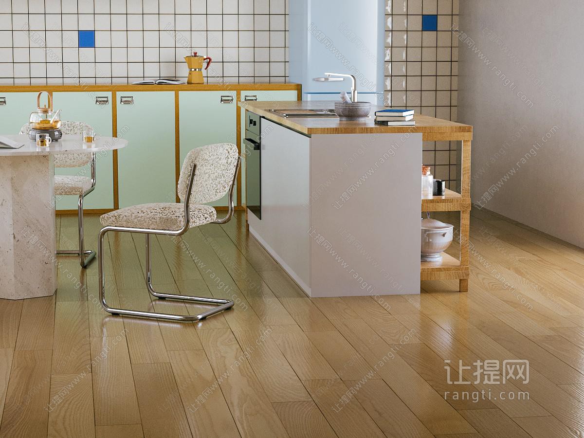 中古风餐厅 厨房