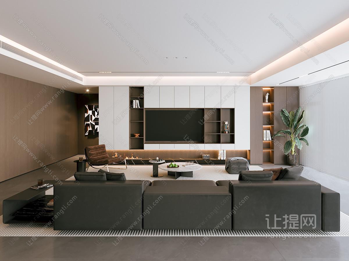 现代意式客厅
