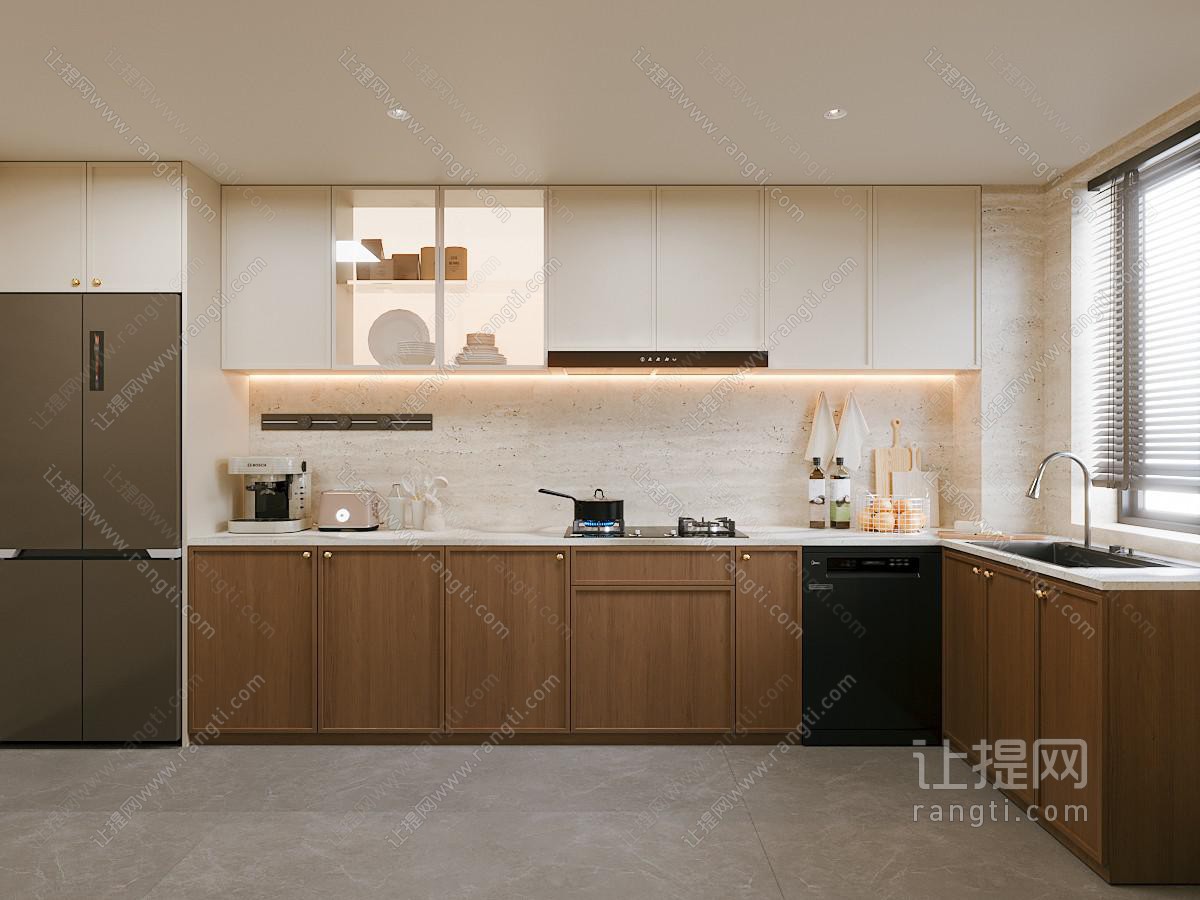 现代中古风厨房