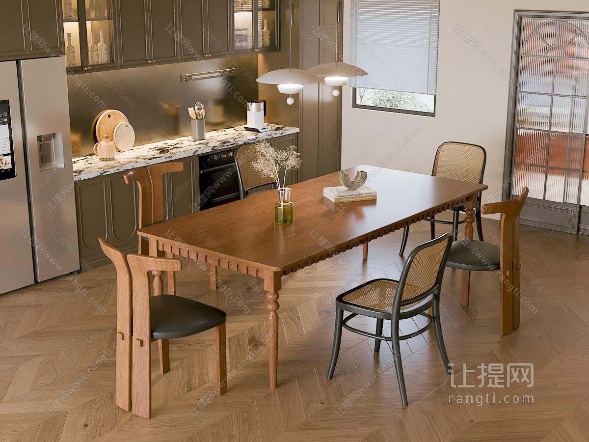 法式中古风家居餐厅