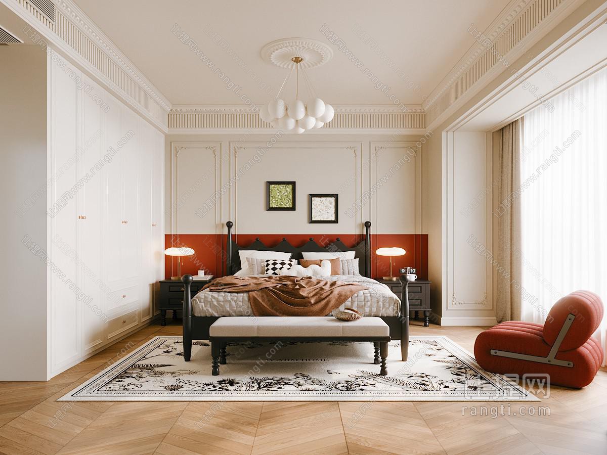 法式卧室 主卧 主人房