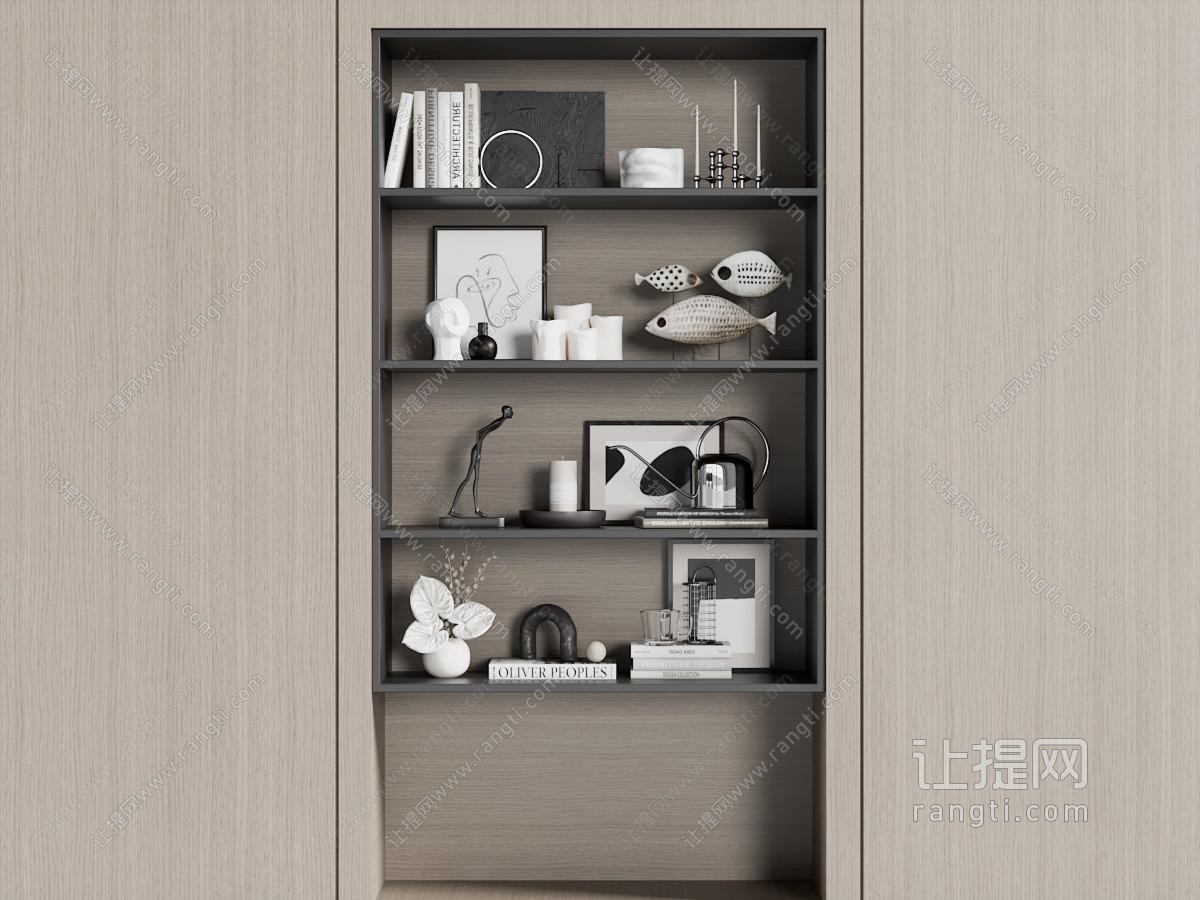 现代轻奢摆件组合
