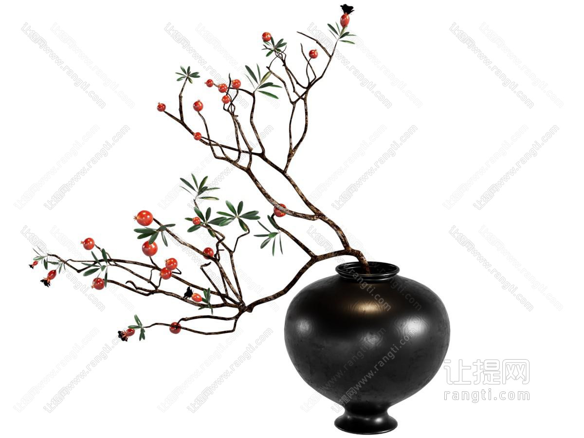 新中式中式花瓶