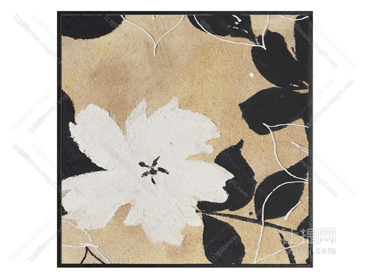 中古简约挂画 油画 画框 茶室挂画 书房挂画 玄关挂画