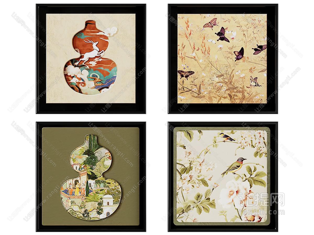 中古复古挂画
