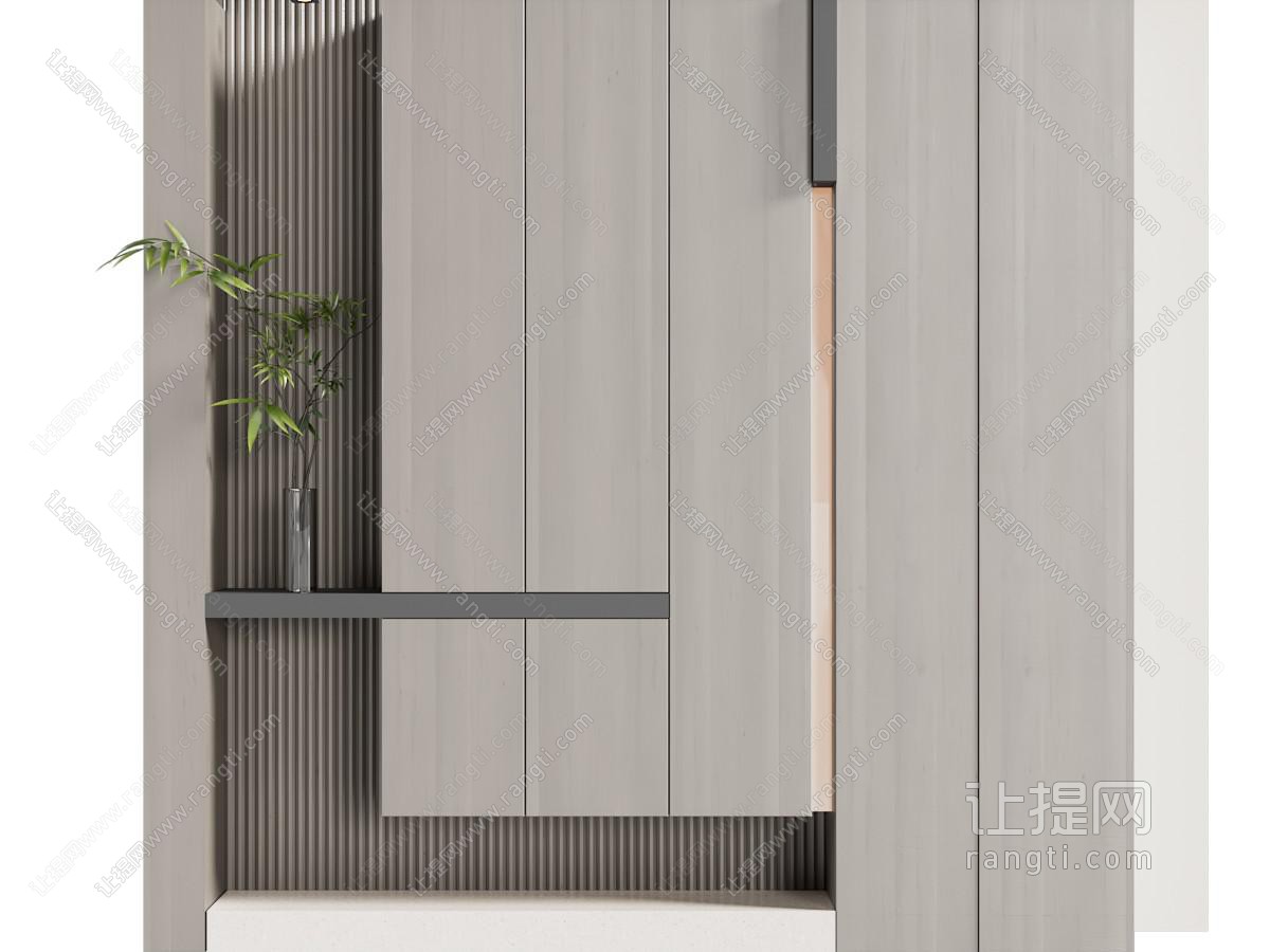 现代入户鞋柜