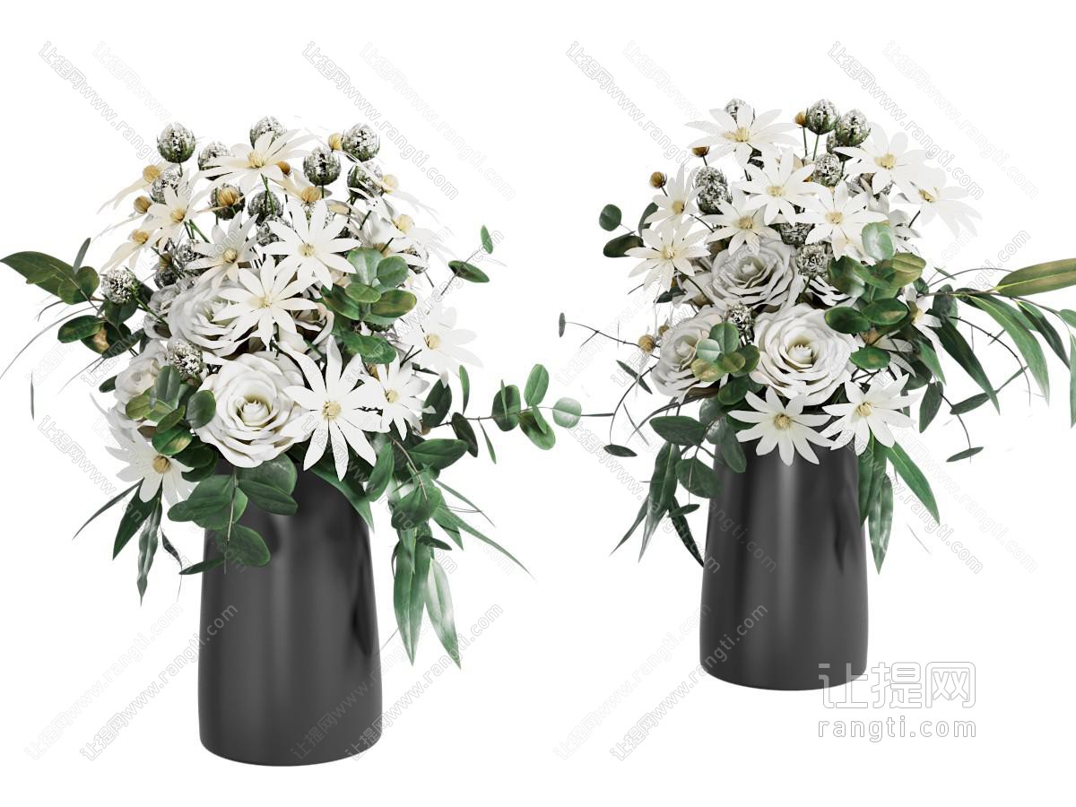 现代花艺 现代花瓶 花艺插花