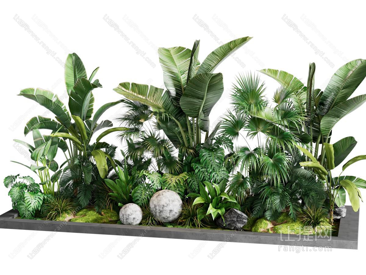 现代花草 月球灯景观园艺小品