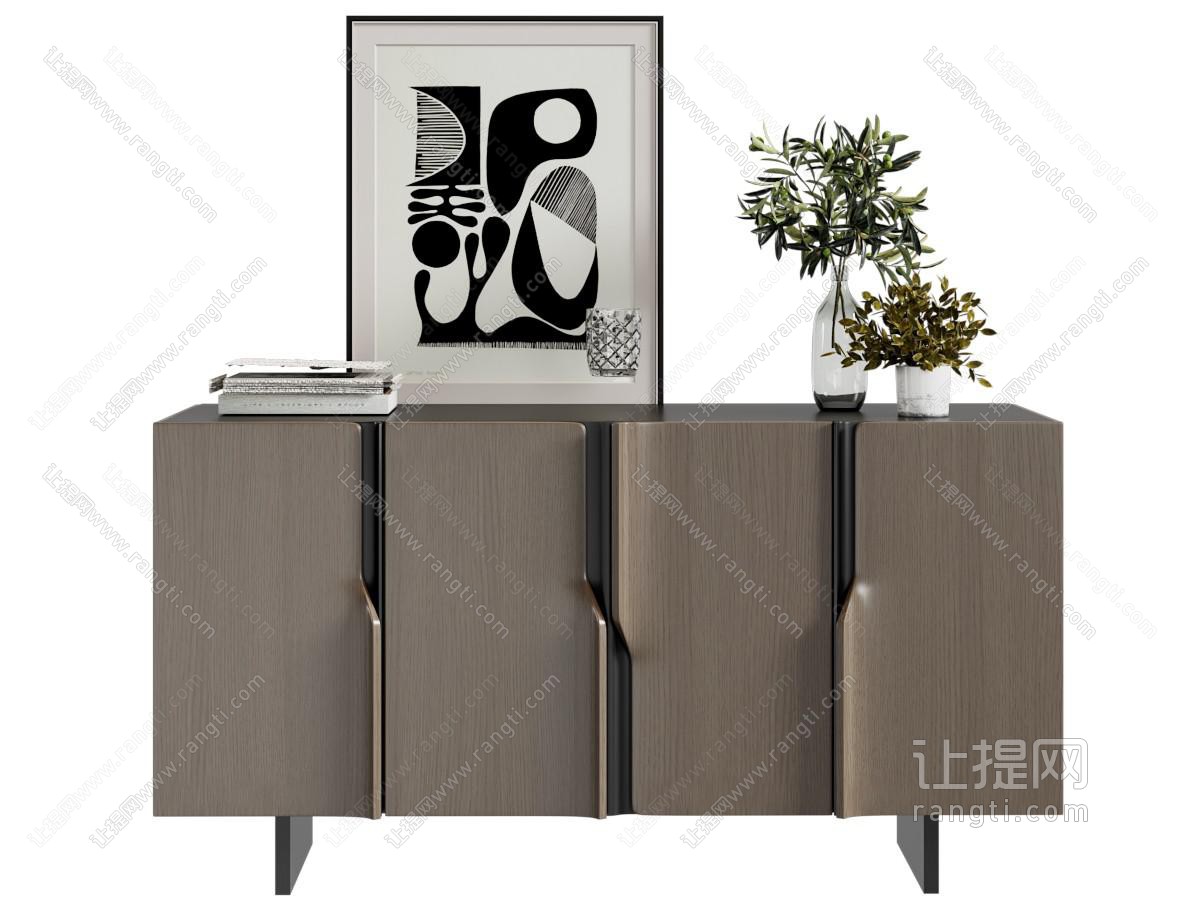 意式轻奢玄关柜