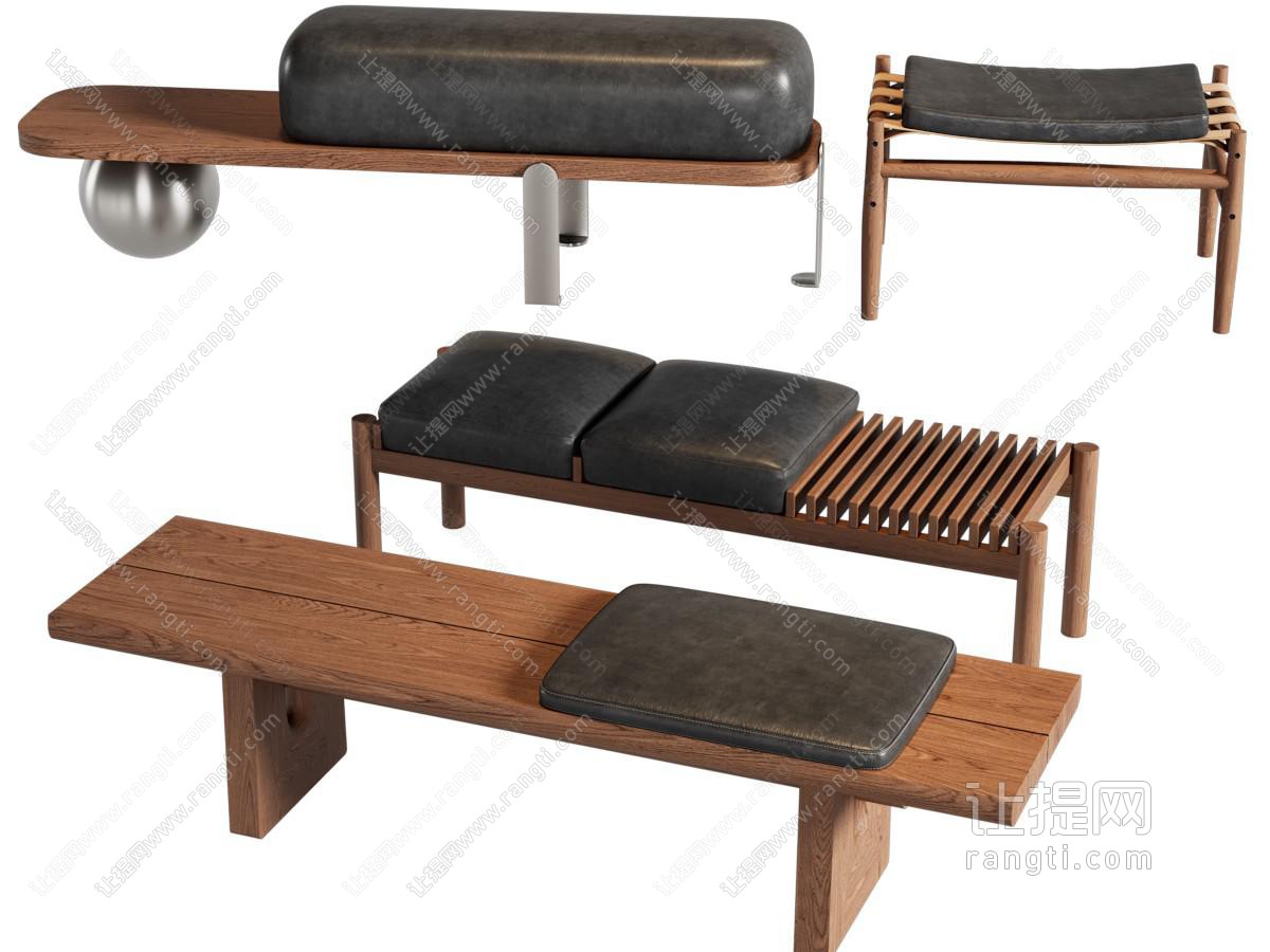 中古凳子 中古风长凳 长椅