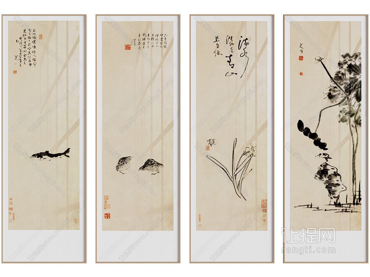 新中式挂画