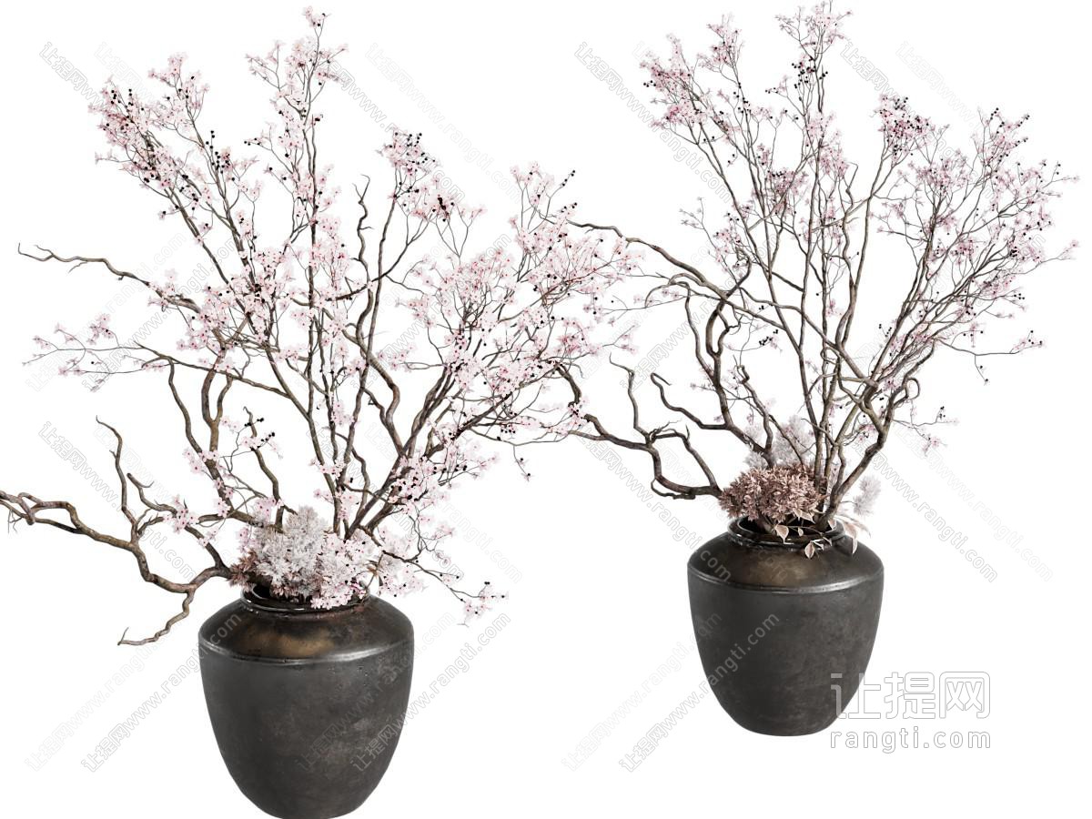 中古花瓶 中古风花瓶 花艺盆栽