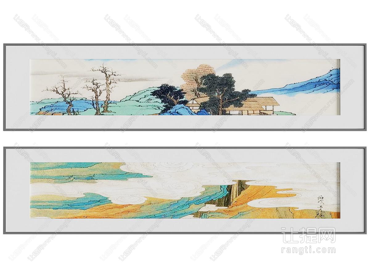 现代风景挂画
