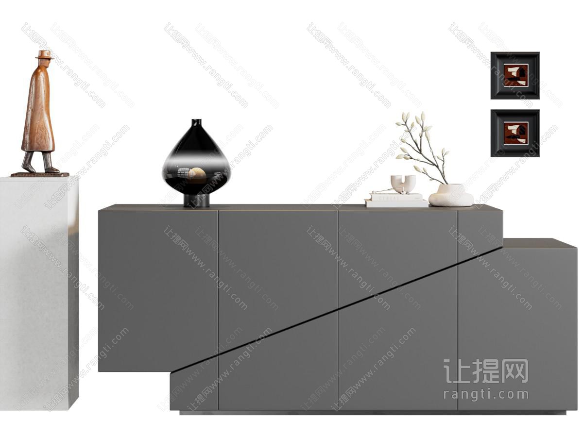 现代意式玄关柜