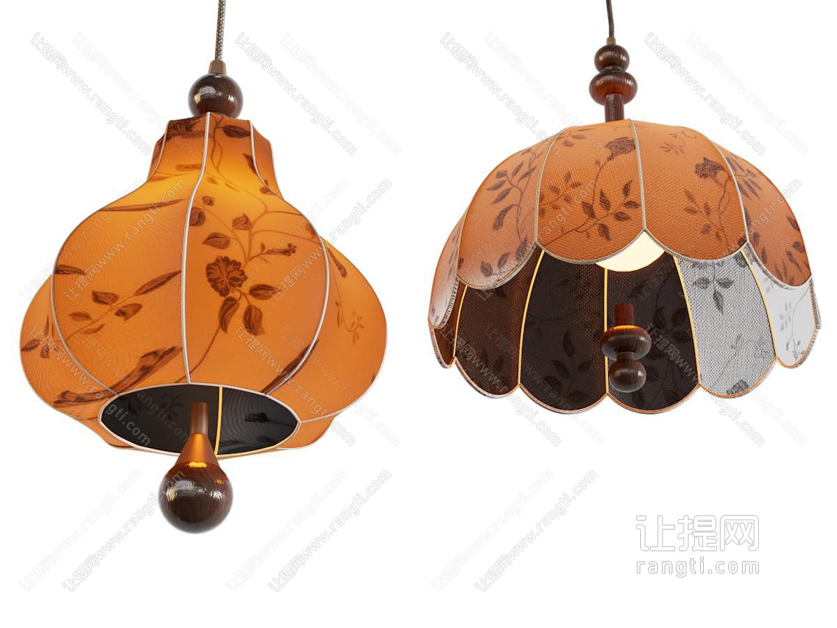 中古侘寂吊灯