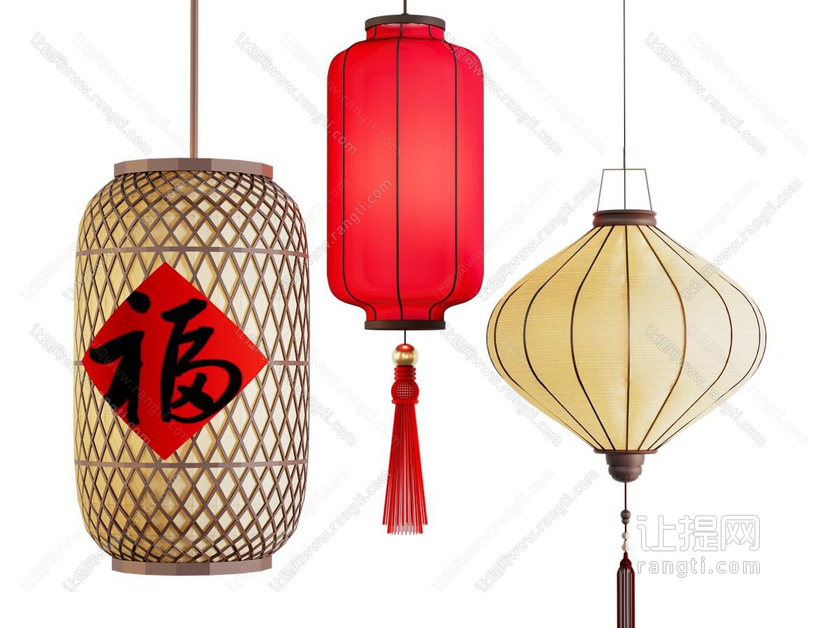 侘寂风灯笼 吊灯