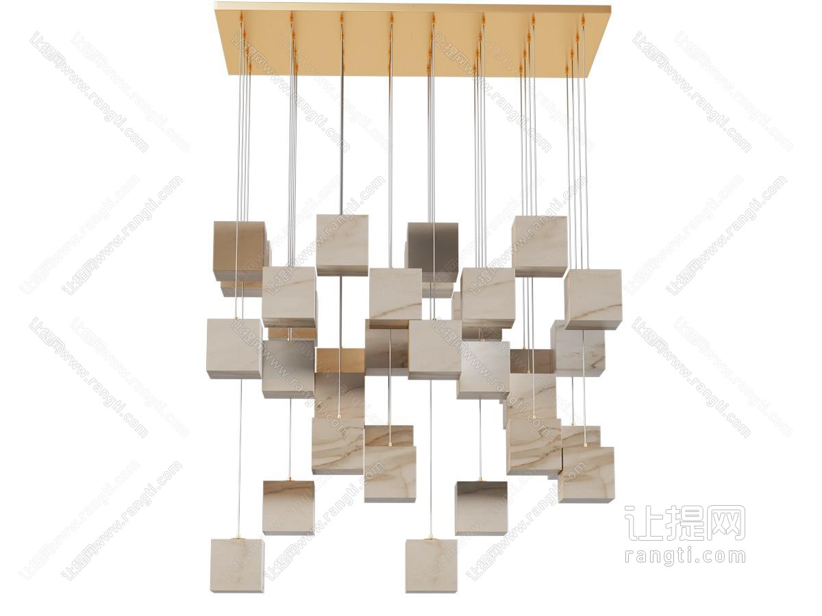 新中式奶油吊灯