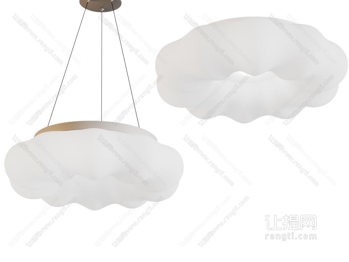 现代奶油风吊灯