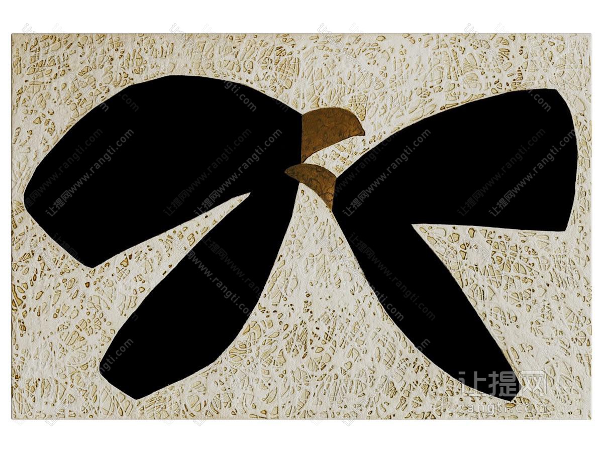 现代抽象装饰挂画 肌理画