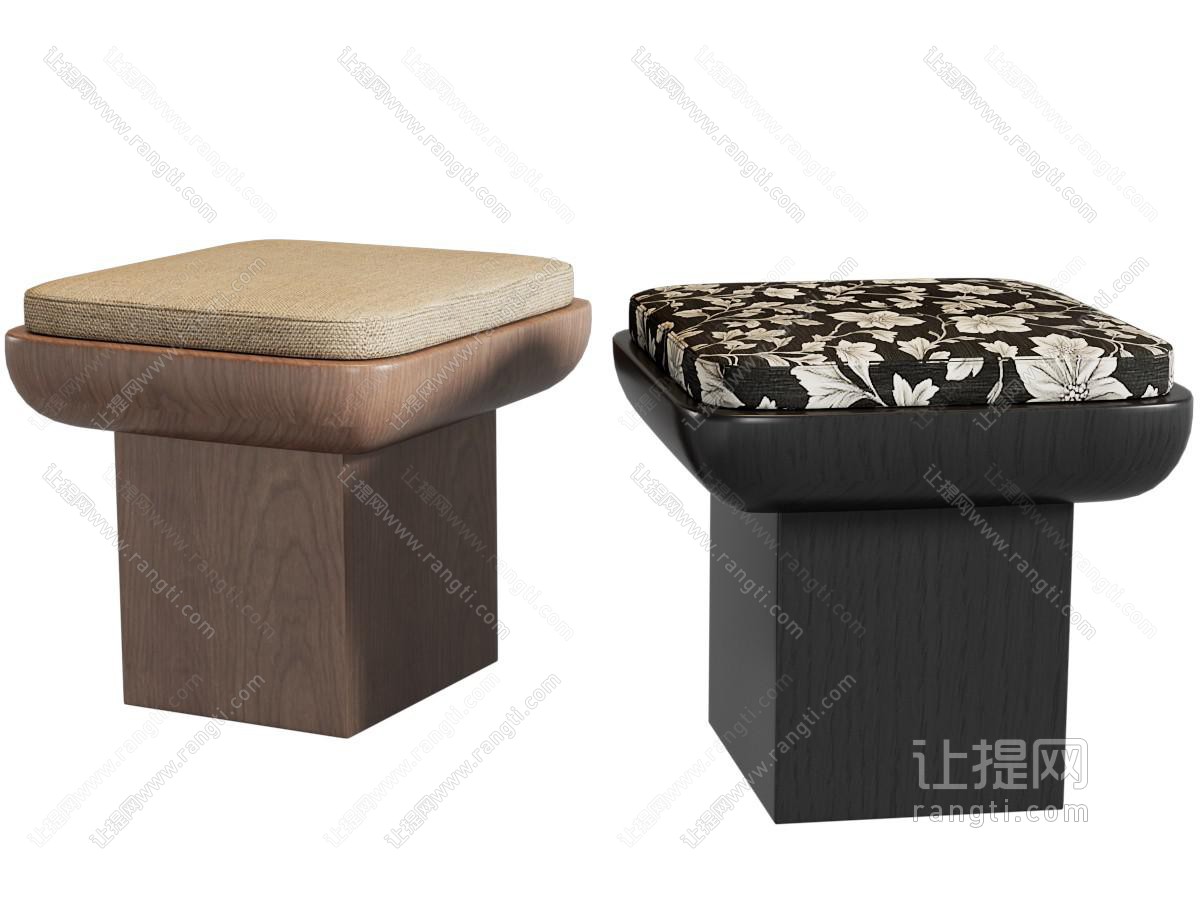 法式中古换鞋凳
