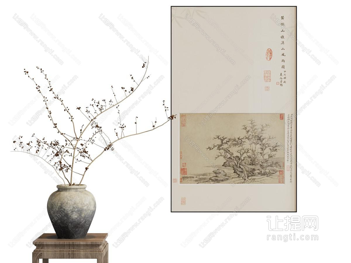 新中式宋式挂画