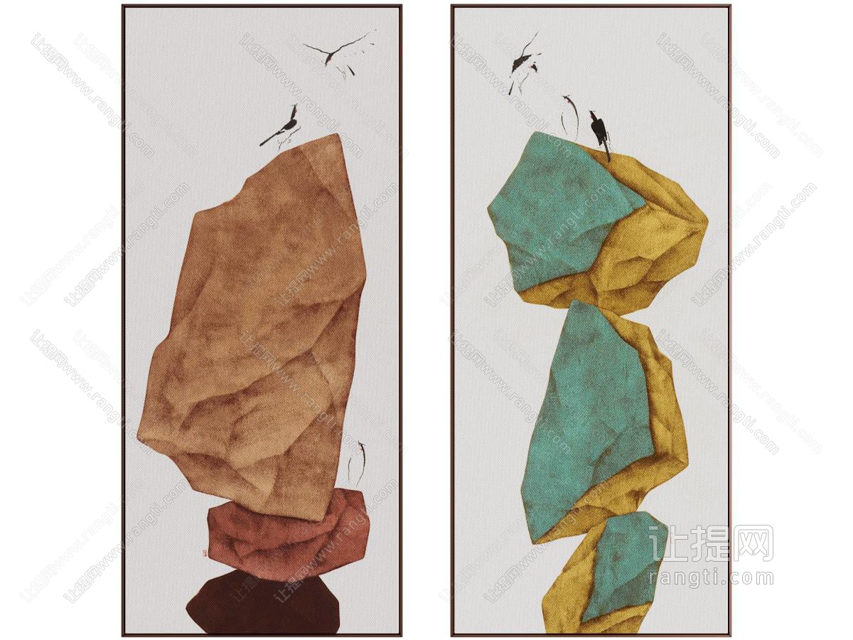 新中式装饰挂画