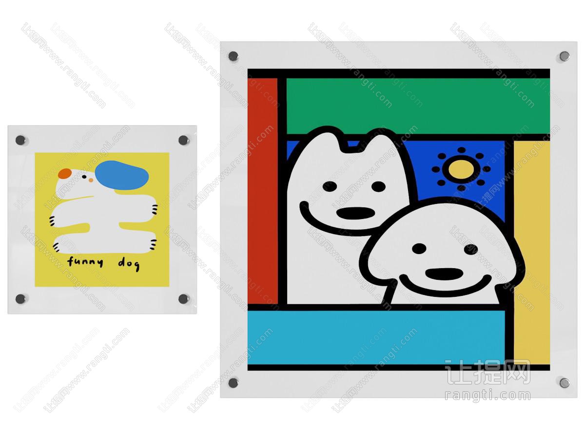 现代极简儿童挂画