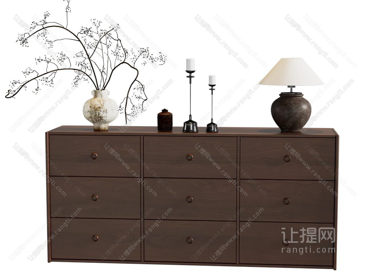 法式中古玄关柜