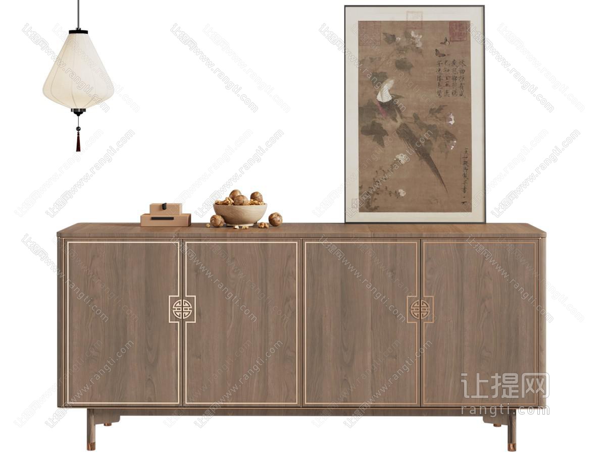 新中式玄关柜