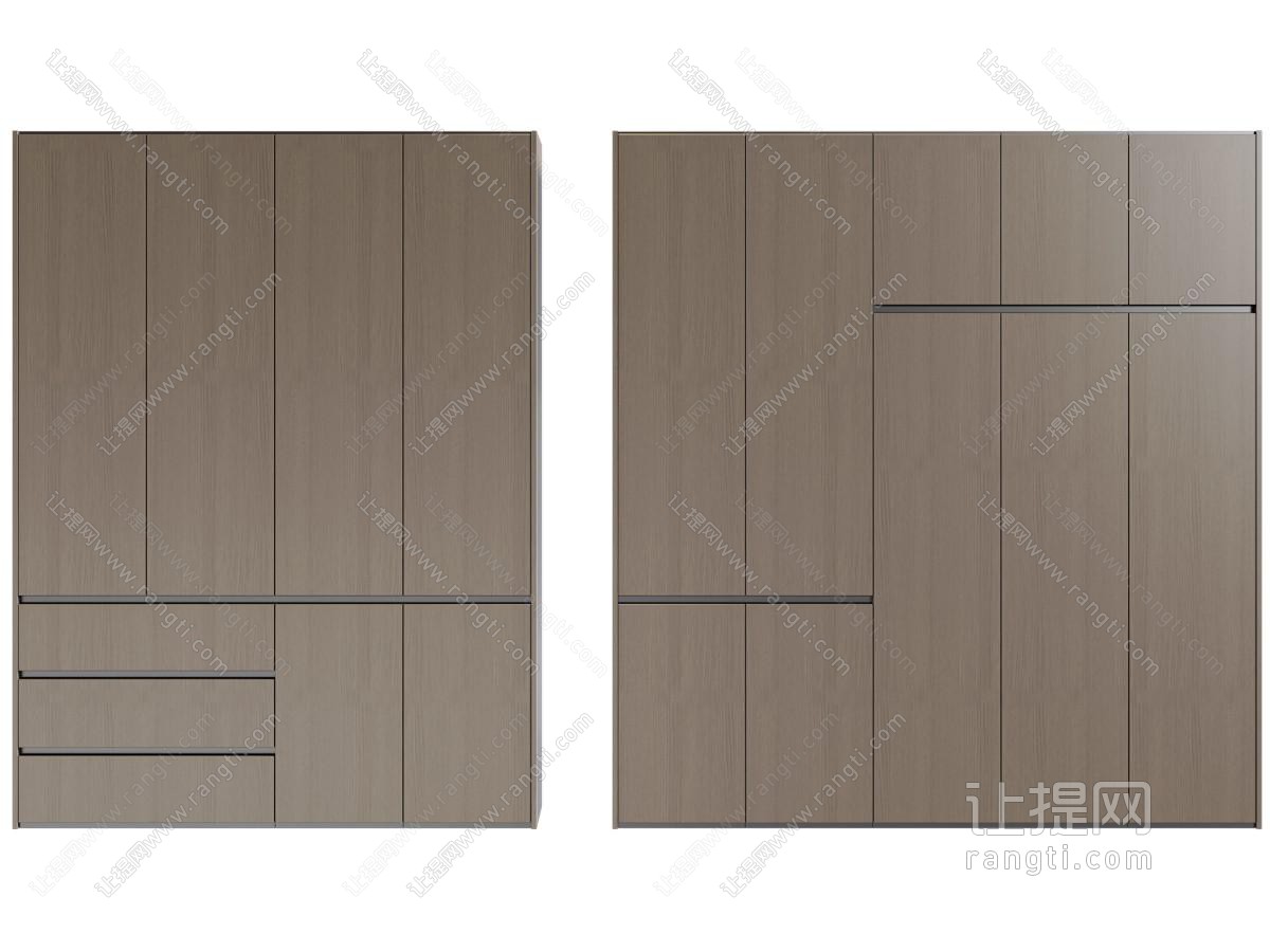 新中式中古衣柜