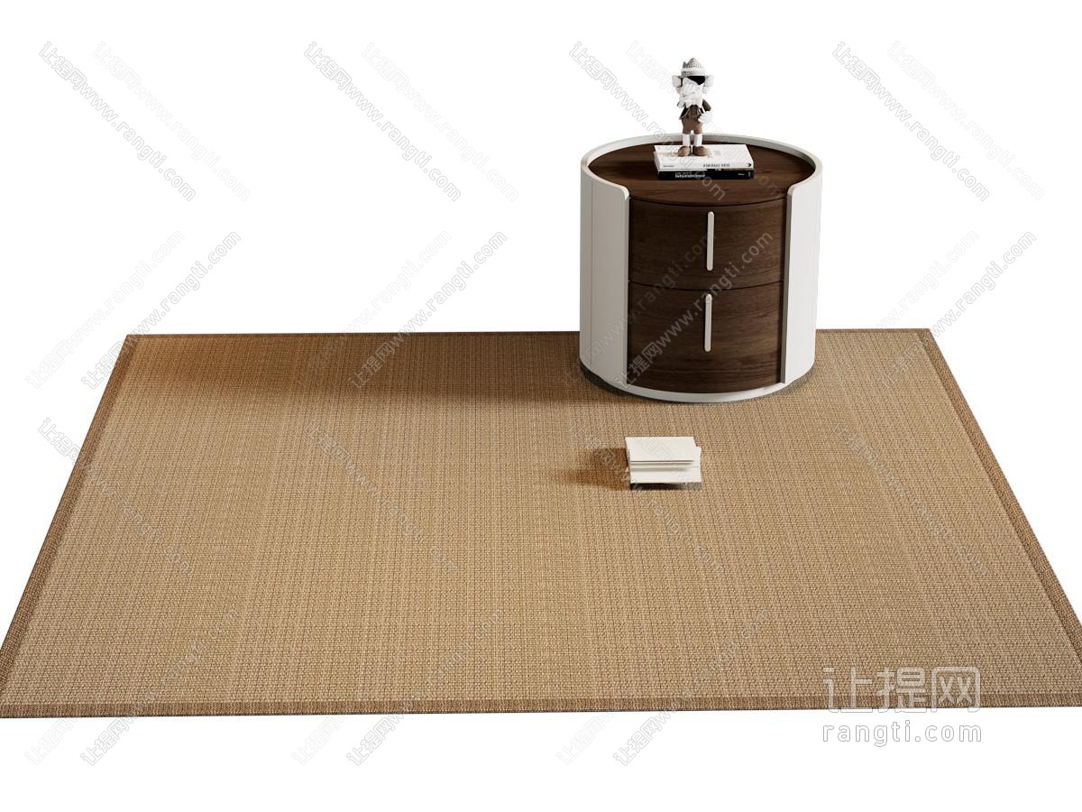 现代床头柜