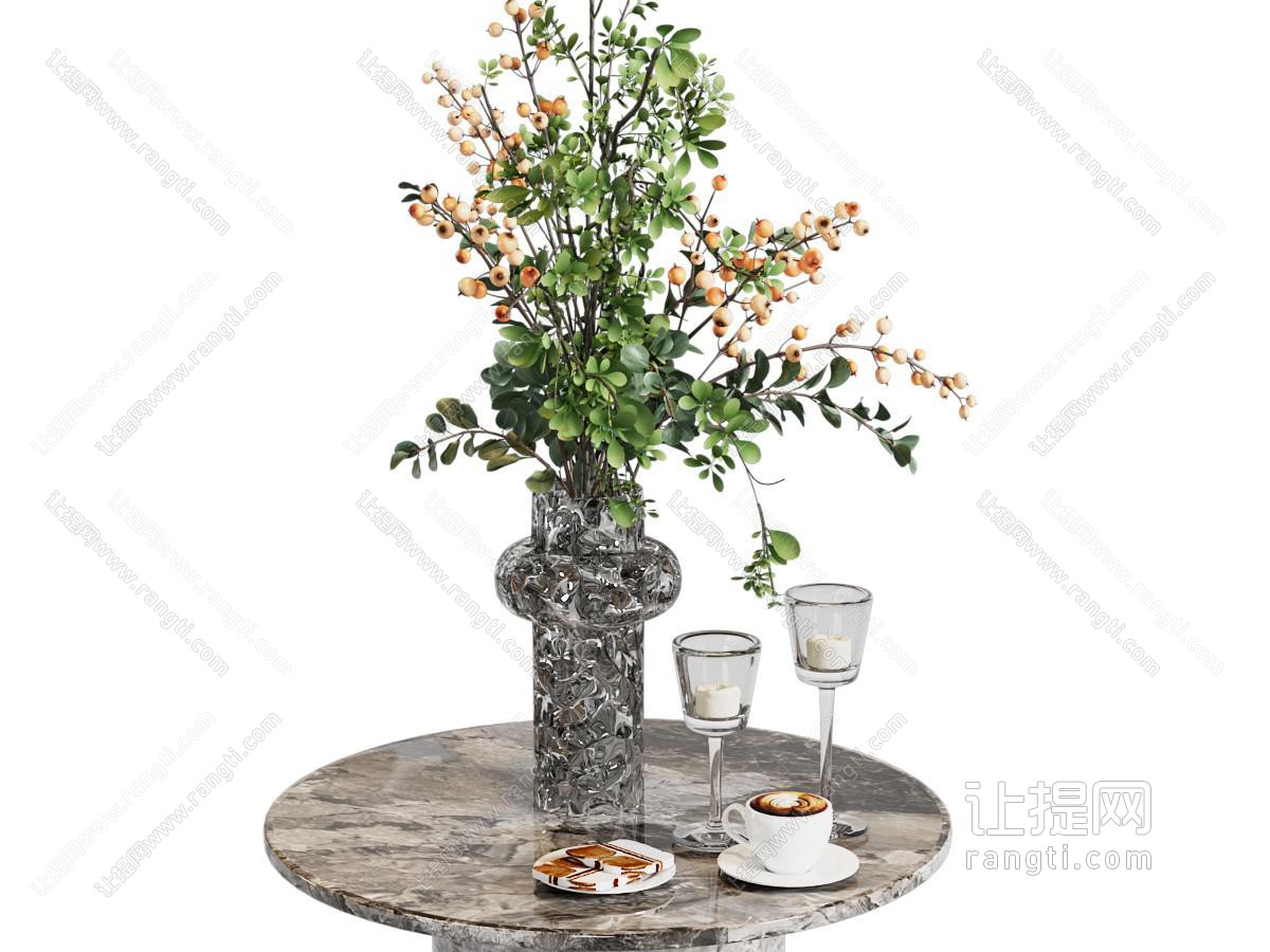 现代花艺 玻璃花瓶花艺 花艺摆件 鲜花花艺 客厅花瓶摆