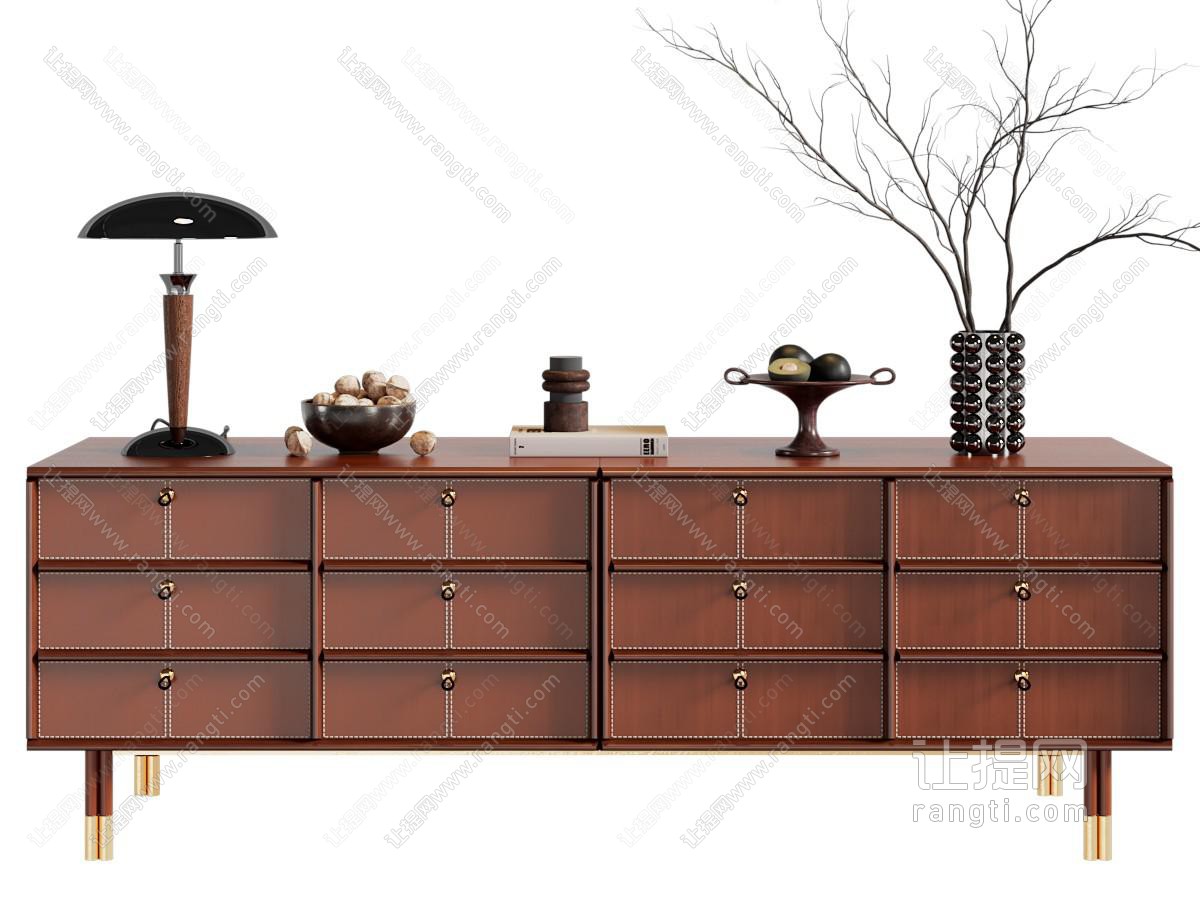 中古复古玄关柜