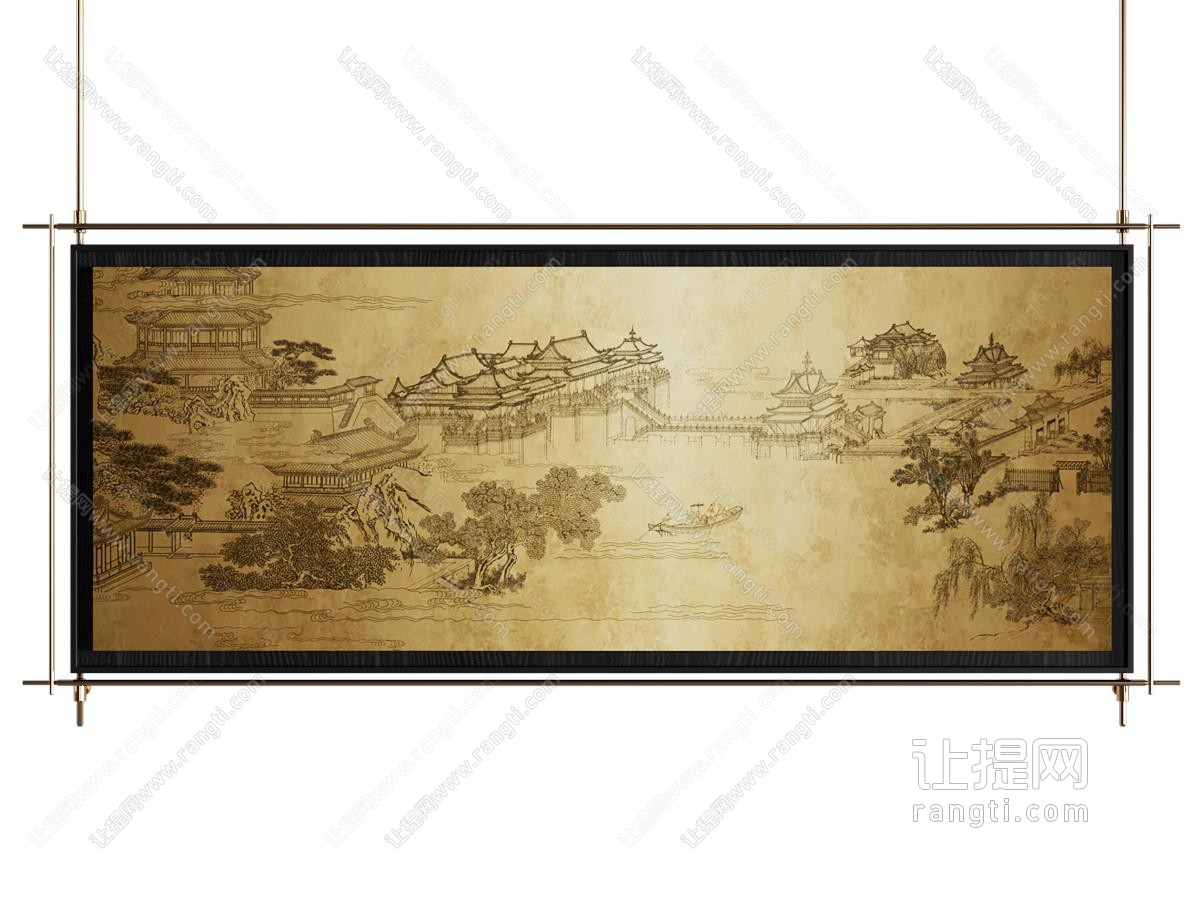 新中式复古高级挂画装饰画