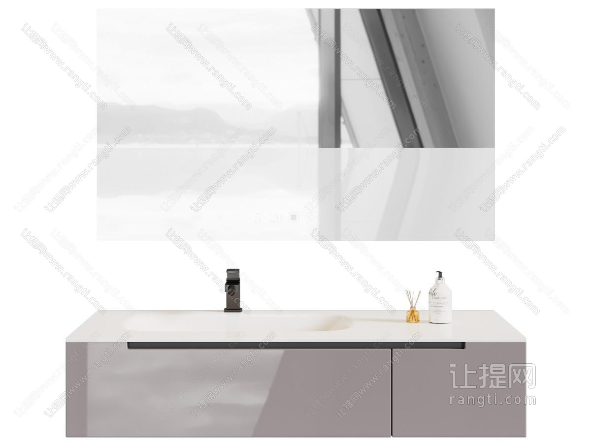 现代浴室柜