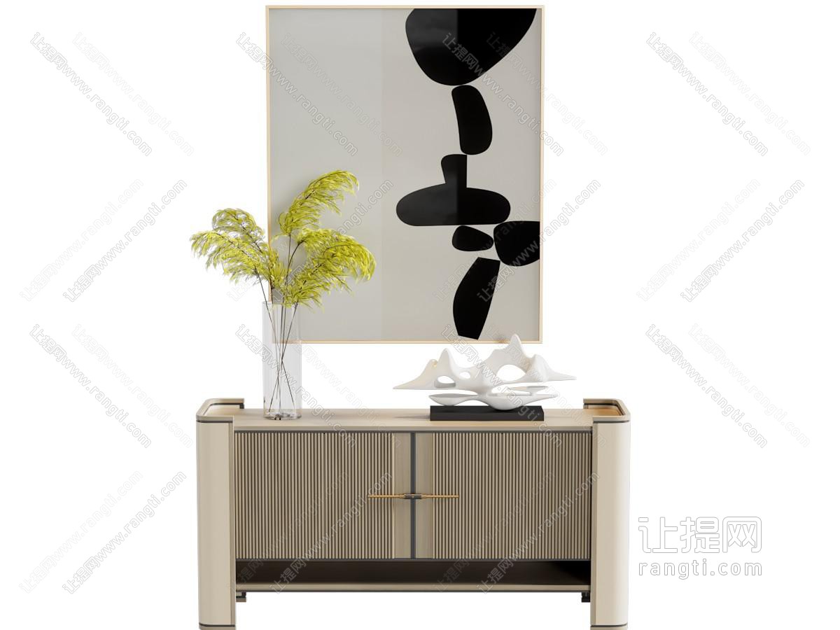 现代玄关柜 端景柜