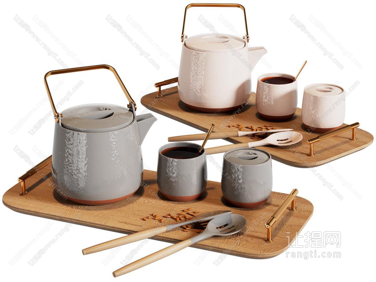 现代茶具组合