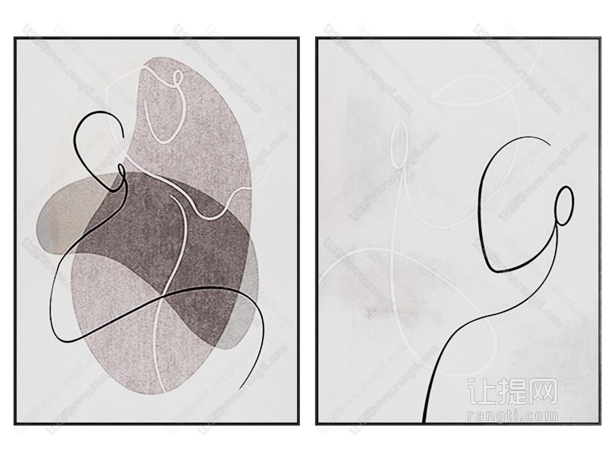 现代风格挂画装饰画