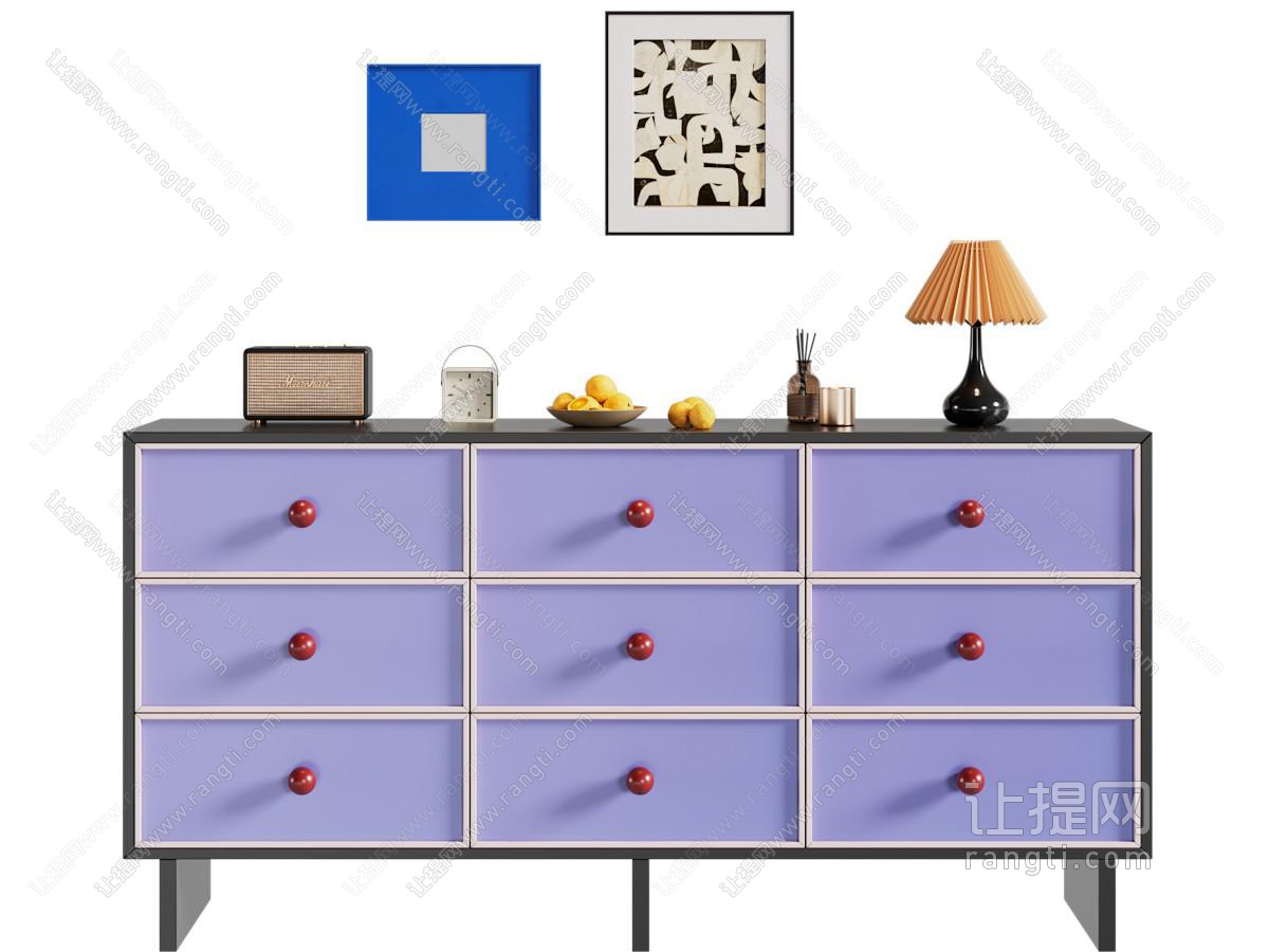中古奶油玄关柜