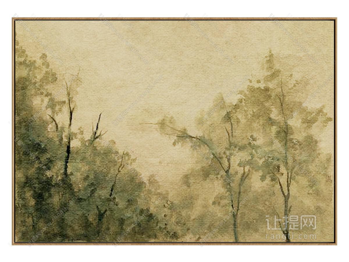 侘寂风装饰画