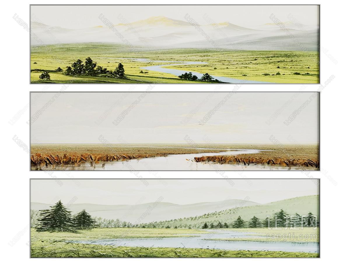 侘寂画 风景画 装饰画