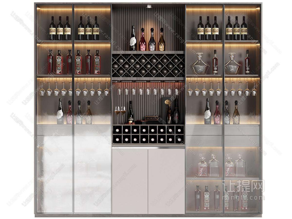 轻奢酒柜 红酒柜 酒柜设计 成品酒柜 吧台酒柜