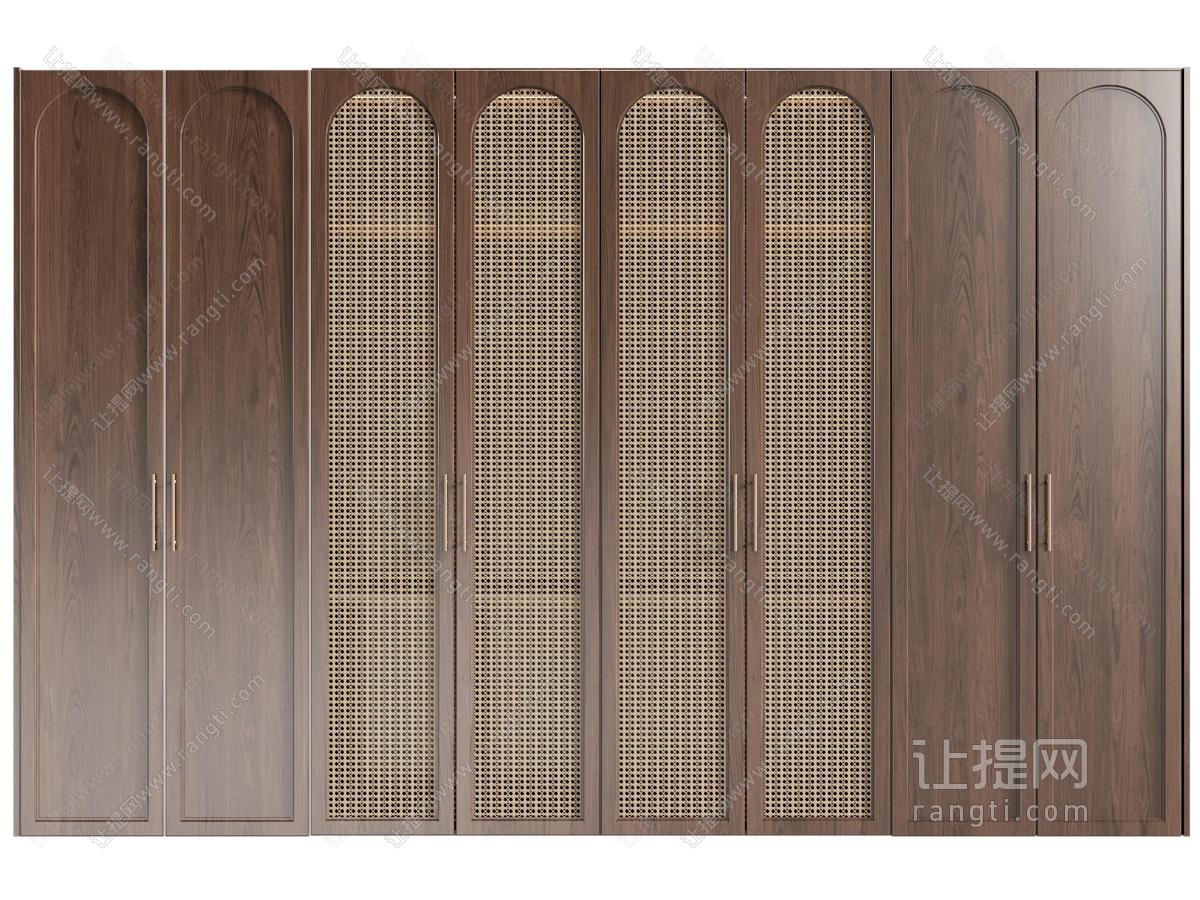 法式中古风衣柜