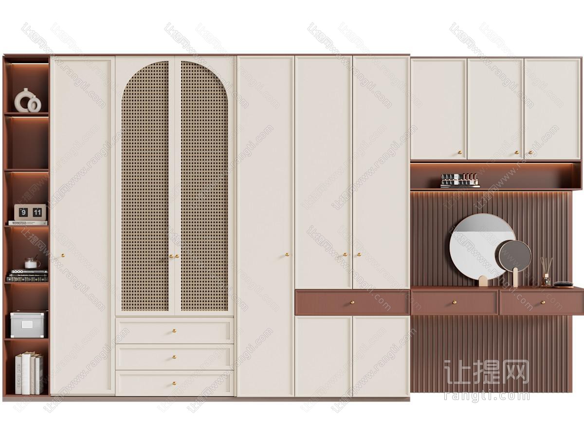 法式中古衣柜