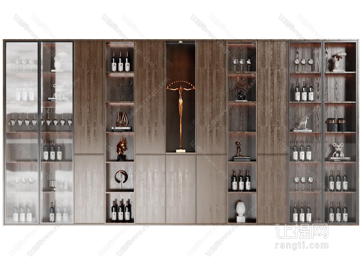 中古风酒柜